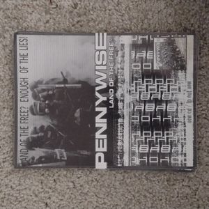 Pennywise Land of the Free album release sticker new black and white